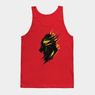 Cool Lion Animal Design Tank Top